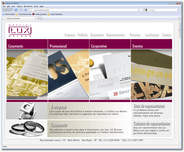 Site LUX Relevo 2008