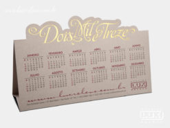 Calendário LUX Relevo