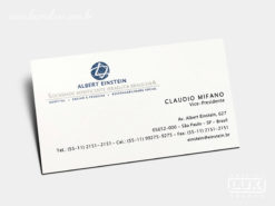 Cartão de Visita Albert Einstein