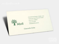 Cartão de Visita Editora Abril