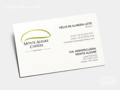 Cartão de Visita Monte Alegre Coffees