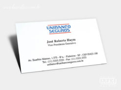 Cartão de Visita Unibanco Seguros