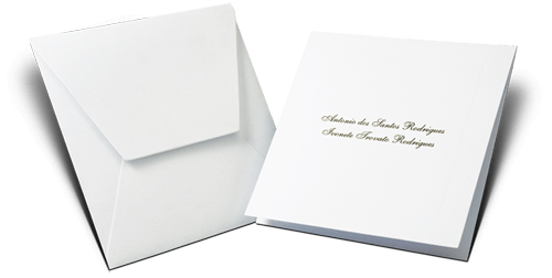 Acessório em Papelaria de Casamento Cartão Social Roterdã Acessório em Papelaria de Casamento Cartão Social Roterdã