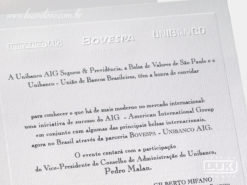 Convite Bovespa & Unibanco