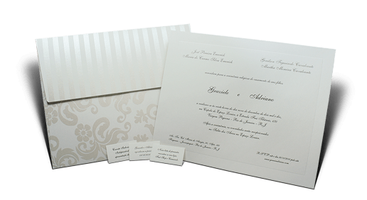 Convite de Casamento Austrália G Promocional Convite de Casamento Clássico Floral Austrália G Promocional