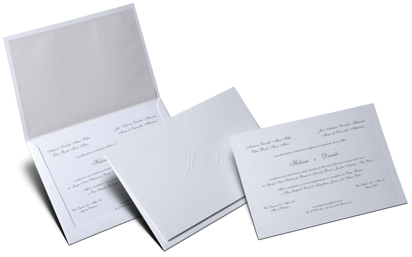 Convite de Casamento Bilbao M Convite de Casamento Clássico Bilbao M