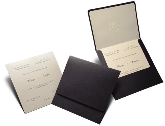 Convite de Casamento Canadá G Convite de Casamento Clássico Luxo Canadá G