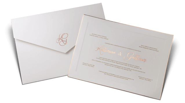 Convite de Casamento Dusseldorf XG 2019 Convite de Casamento Clássico Luxo Dusseldorf XG 2019