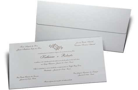 Convite de Casamento Portugal G Promocional Convite de Casamento Clássico Portugal G Promocional