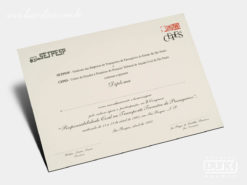 Diploma Certificado Setpesp
